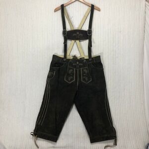 Port Louis Leather Lederhosen Mens‎ Oktoberfest Bavarian Shorts Suspenders
